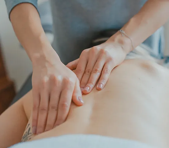 a person getting a back massage at Phanom Thai Massage 